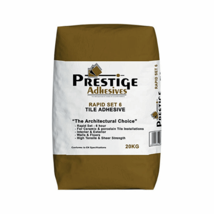 Prestige Rapid Set Tile Cement 20KG 6HR